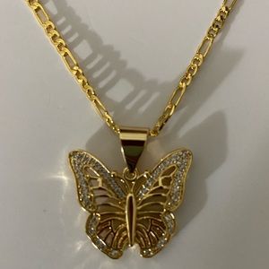 LARGE BUTTERFLY PENDANT